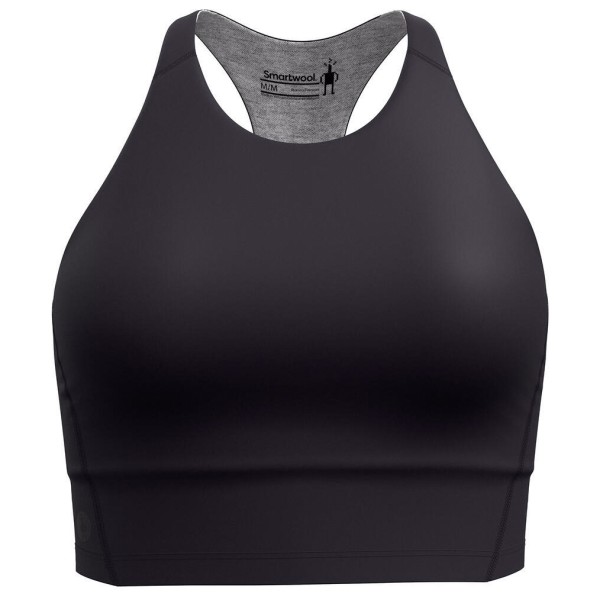 Smartwool - Women's Active Crop Bra - Sport-BH Gr M schwarz/grau