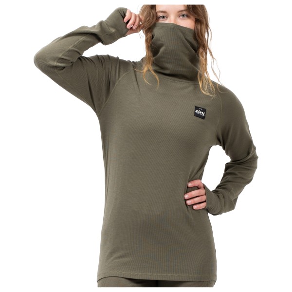 Eivy - Women's Icecold Gaiter Rib Top - Longsleeve Gr XS braun