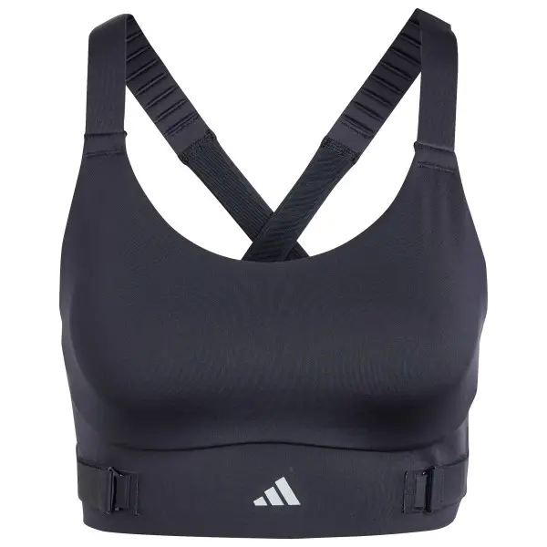 adidas - Women's Fastim L HS Bra - Sport-BH Gr S - Cup: A-B grau/blau