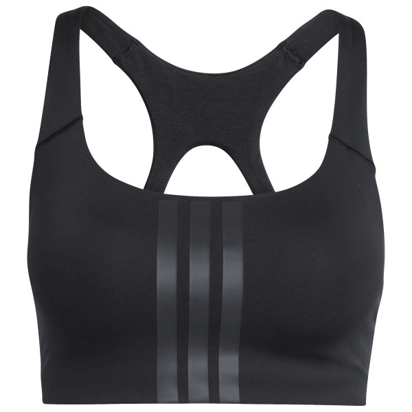 adidas - Women's Optime 3-Stripes MS Bra - Sport-BH Gr XXS schwarz