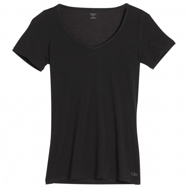 Icebreaker - Women's Siren S/S Sweetheart - Merinounterwäsche Gr S schwarz