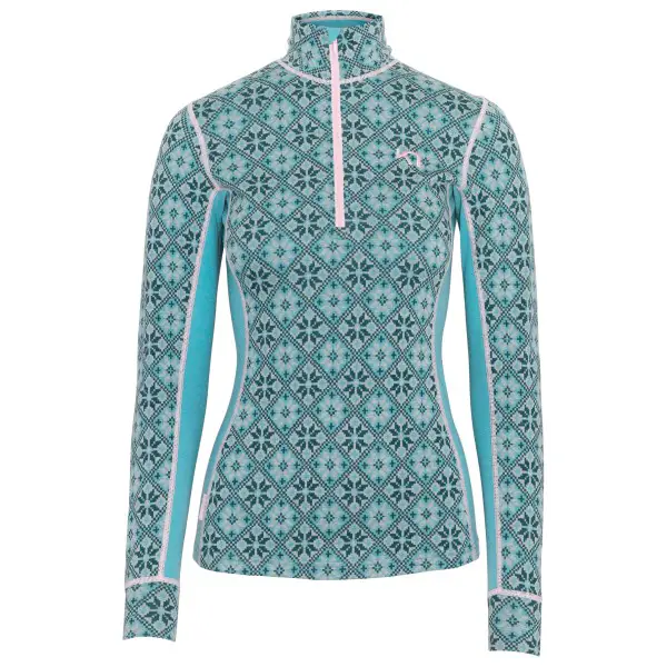Kari Traa - Women's Rose Half-Zip - Merinounterwäsche Gr XS türkis