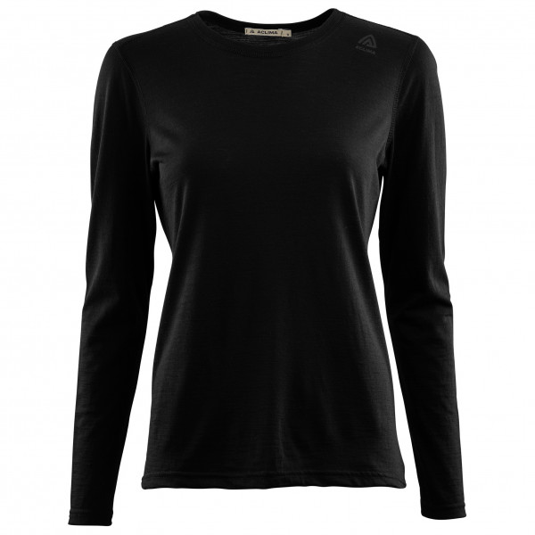 Aclima - Women's Lightwool Undershirt Long - Merinounterwäsche Gr XS schwarz