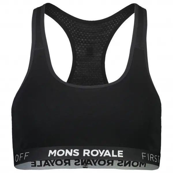 Mons Royale - Women's Sierra Sports Bra - Sport-BH Gr S schwarz