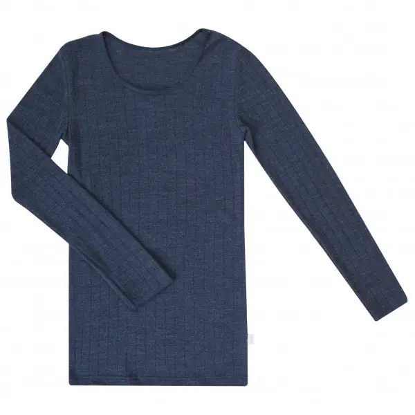 Joha - Women's Blouse 85/15 - Merinounterwäsche Gr XS blau