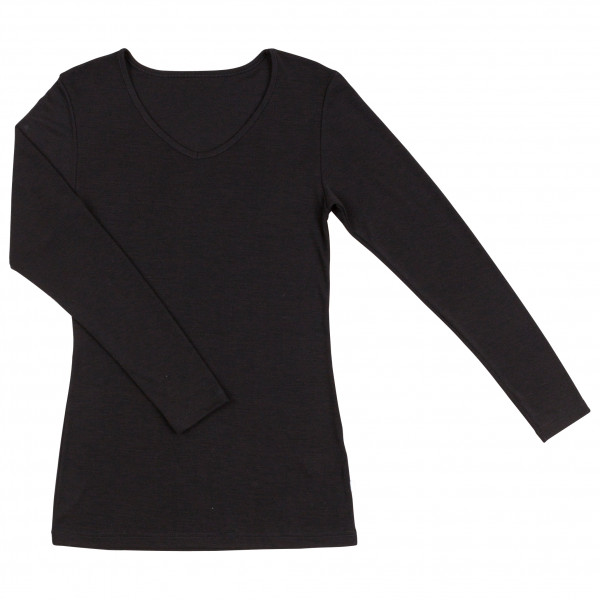 Joha - Women's Blouse L/S 85/15 - Merinounterwäsche Gr XS schwarz