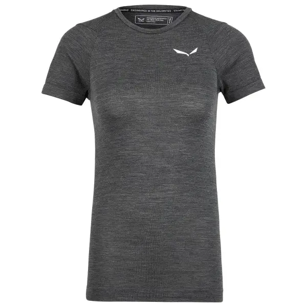 Salewa - Women's Zebru Fresh AMR T-Shirt - Merinounterwäsche Gr 36 grau