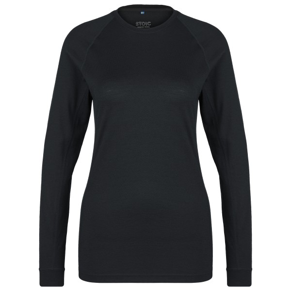 Stoic - Women's Merino180 BengtSt. L/S - Merinounterwäsche Gr L schwarz