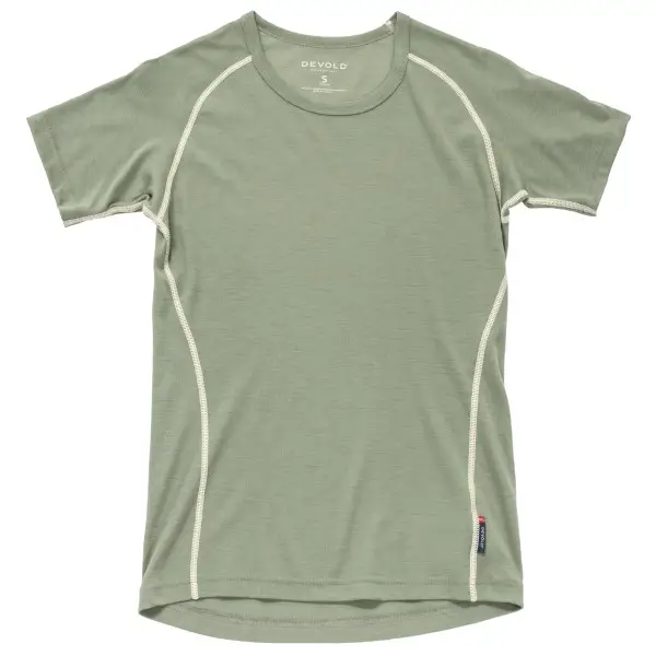 Devold - Women's Lauparen Merino 190 Base Tee - Merinounterwäsche Gr XS oliv
