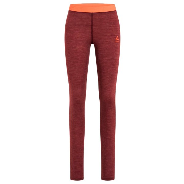 Odlo - Women's Natural Performance Wool 130 Base Layer Tights - Merinounterwäsche Gr XS rot