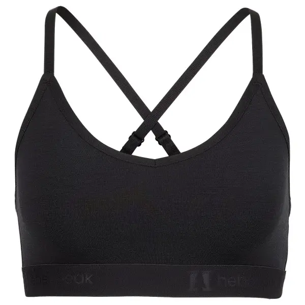 Heber Peak - Women's MerinoMix165 PineconeHe. Soft Bra - Merinounterwäsche Gr XS schwarz