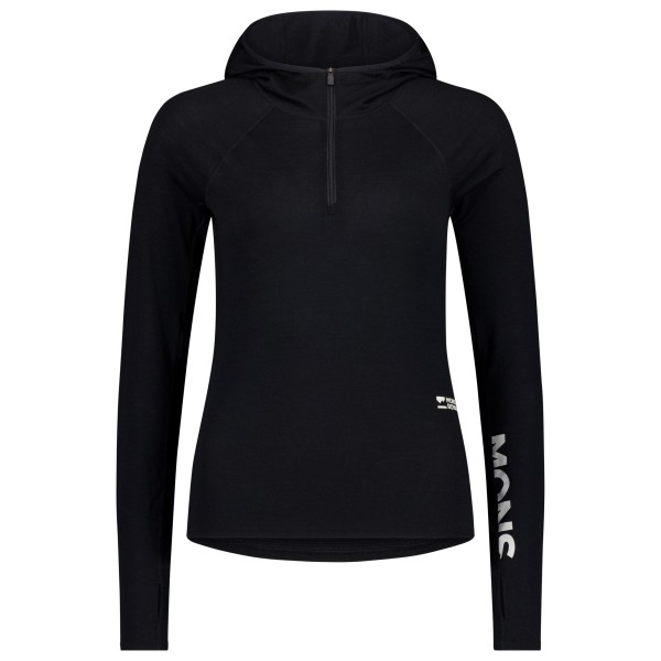 Mons Royale - Women's Bella Merino Long Sleeve Hood - Merinounterwäsche Gr XS schwarz