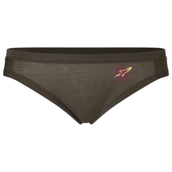 super.natural - Women's Rocket175 Thong - Merinounterwäsche Gr XS braun