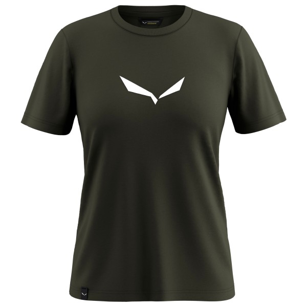 Salewa - Women's Solid Dri-Release S/S Tee - T-Shirt Gr 40 oliv/schwarz