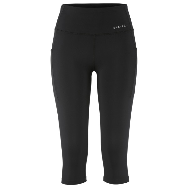 Craft - Women's Essence Capri 3 - Lauftights Gr S schwarz