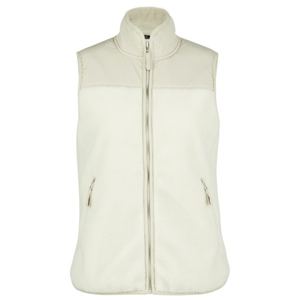 Stoic - Women's MerinoHighPile357 VallsboSt. Vest - Fleeceweste Gr XS weiß/beige