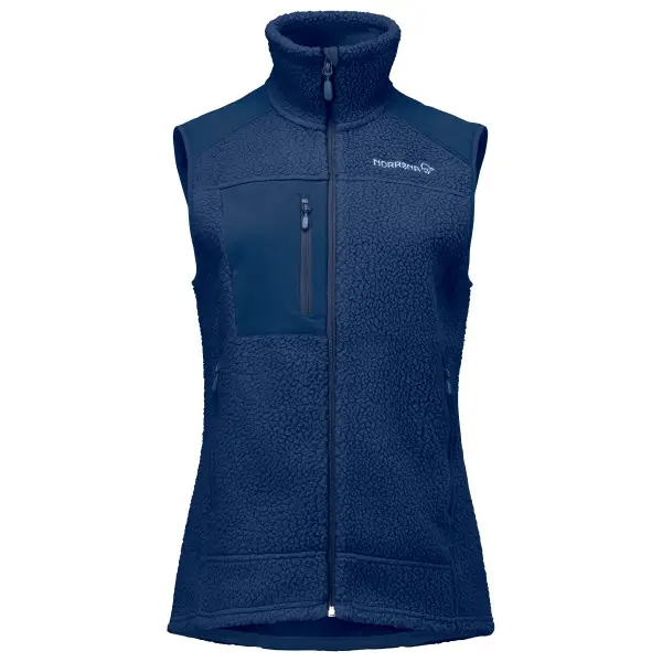 Norrøna - Women's Trollveggen Warm3 Vest - Fleeceweste Gr XS blau