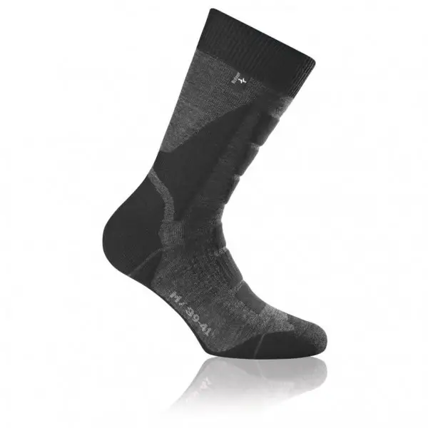 Rohner - Back Country L/R - Wandersocken Gr 36-38 - S grau/schwarz
