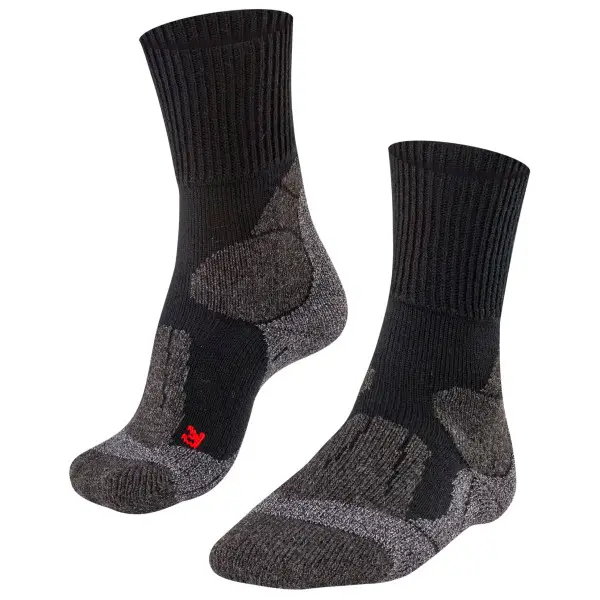 Falke - Women's TK1 - Wandersocken Gr 37-38 schwarz/grau