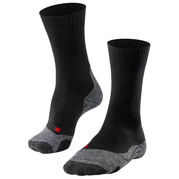 Falke - Women's TK2 - Wandersocken Gr 39/40 schwarz
