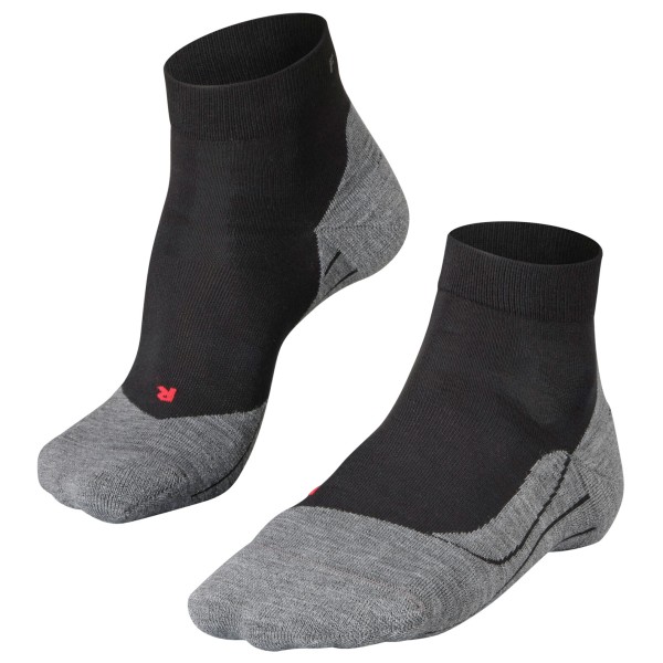 Falke - Falke RU4 Short - Laufsocken Gr 44-45 grau/schwarz