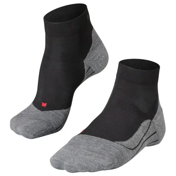 Falke - Women's Falke RU4 Short - Laufsocken Gr 37-38 grau/schwarz