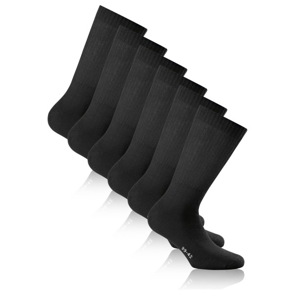 Rohner - Basic Sport 3er Pack - Multifunktionssocken Gr 39-42 schwarz
