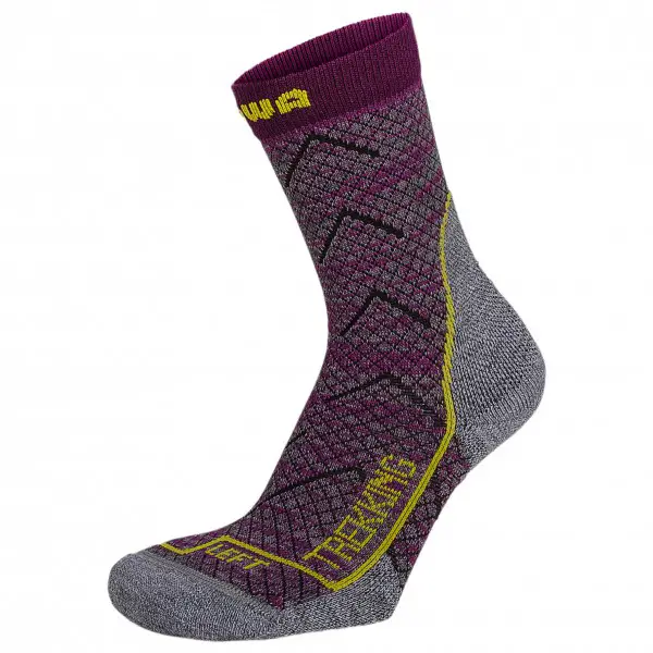 Lowa - Socken Kids - Multifunktionssocken Gr 35/36 lila/grau
