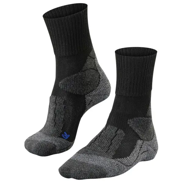 Falke - TK1 Cool - Wandersocken Gr 42-43 schwarz/grau