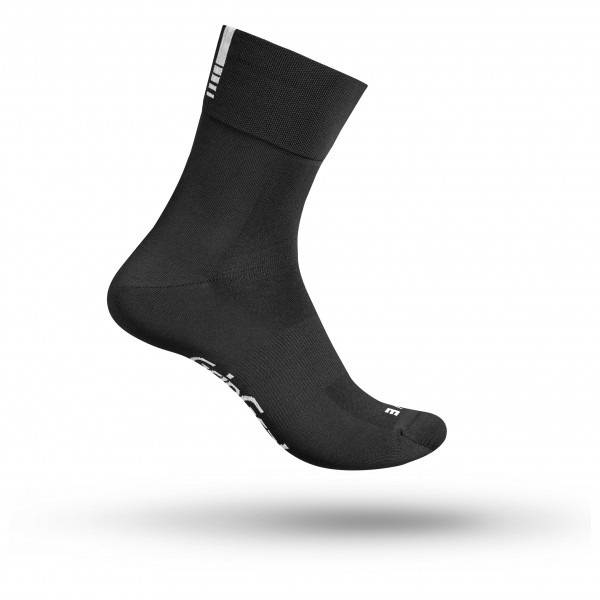 GripGrab - Lightweight SL Sock - Radsocken Gr 38-41 schwarz/weiß
