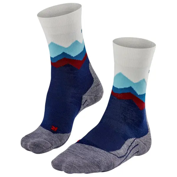 Falke - Women's TK2 Crest - Wandersocken Gr 41/42 blau/grau