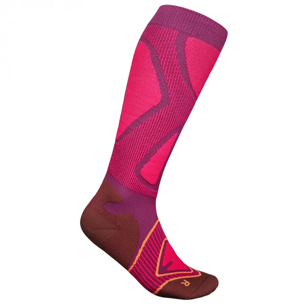 Bauerfeind Sports - Women's Ski Performance Compr. Socks - Kompressionssocken Gr 35-37 - Wade XL rosa