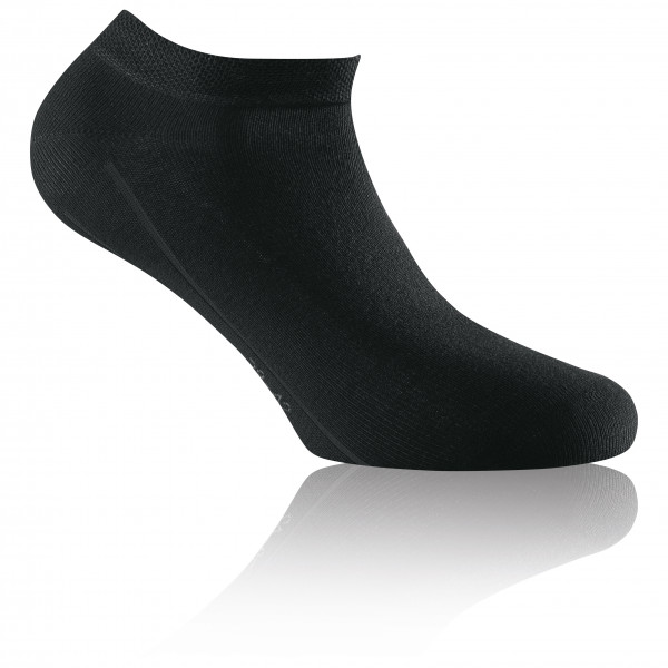 Rohner - Basic Sneaker Bamboo 3er Pack - Multifunktionssocken Gr 35-38 schwarz