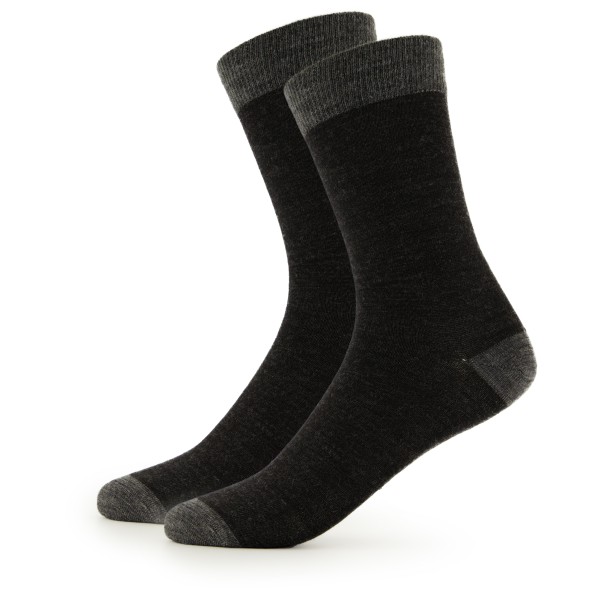 Alpacasocks&Co - Merino Lifestyle - Merinosocken Gr 36-39 schwarz