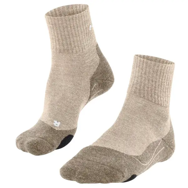 Falke - TK2 Wool Short - Wandersocken Gr 39-41 beige
