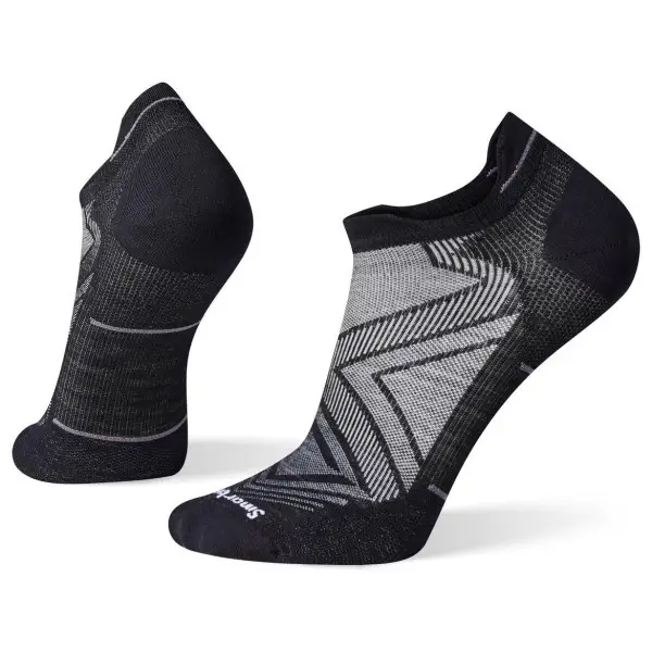 Smartwool - Run Zero Cushion Low Ankle - Laufsocken Gr 34-37 schwarz/grau