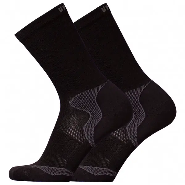 UphillSport - Malla Hiking & Walking - Wandersocken Gr 35-38 schwarz