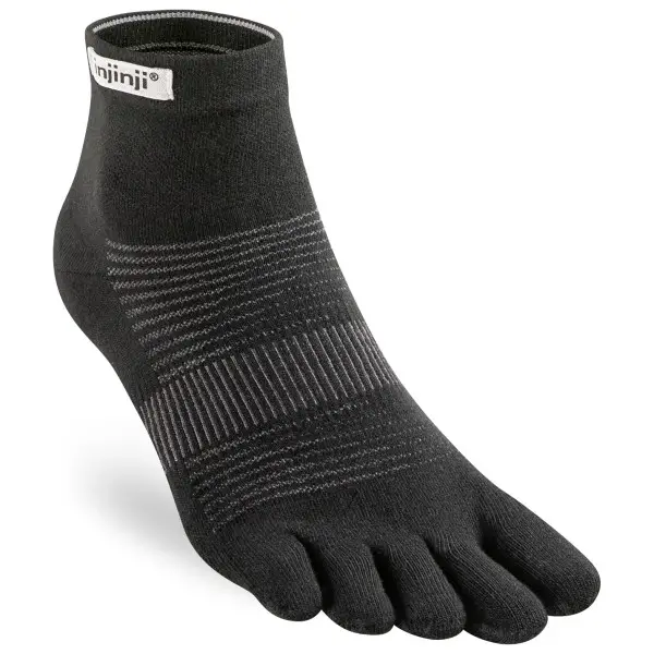Injinji - Run Lightweight Mini-Crew - Laufsocken Gr 44,5-47 schwarz