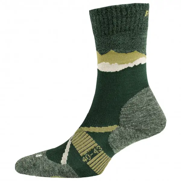 P.A.C. - TR 3.2 Trekking Merino Light - Wandersocken Gr 44-47 grün/oliv