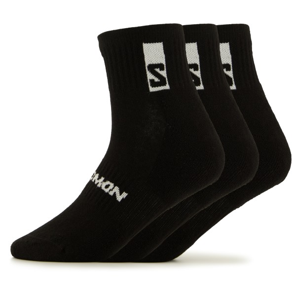 Salomon - Everyday Ankle 3-Pack - Multifunktionssocken Gr 36-38 schwarz