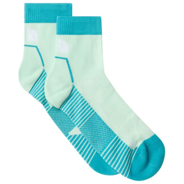 The North Face - Trail Run Quarter Socks - Laufsocken Gr 41-43 türkis/grün