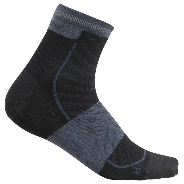 Icebreaker - Merino Run+ Ultralight Mini - Laufsocken Gr 44,5-46,5 schwarz
