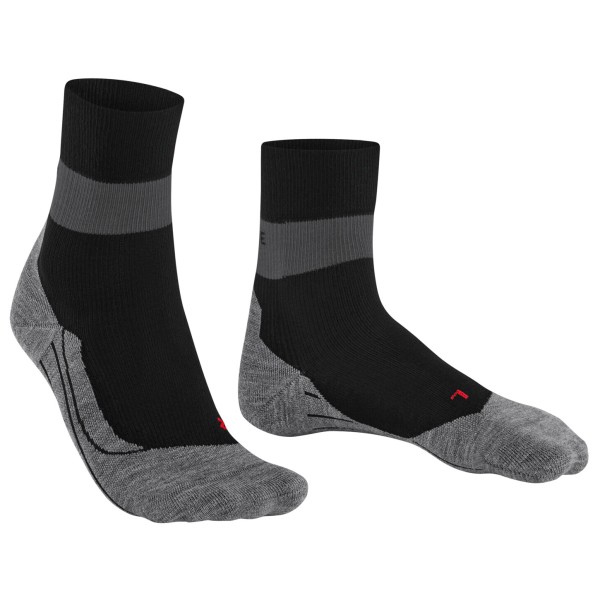 Falke - Women's RU Compression Stabilizing - Laufsocken Gr 35-36 schwarz/grau