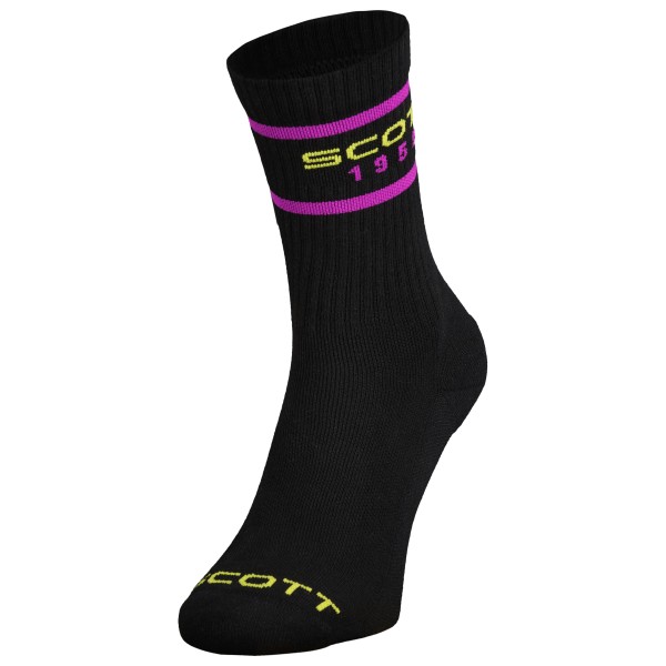 Scott - Retro Casual Crew 3-Pack - Radsocken Gr 42-44 schwarz