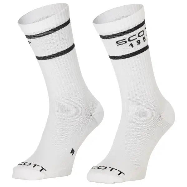 Scott - Retro Casual Crew 3-Pack - Radsocken Gr 39-41 weiß/grau