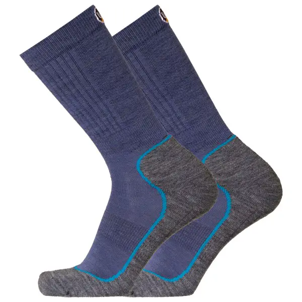 UphillSport - Repo 4-Layer Drytech M4 Merino & Tencel - Wandersocken Gr 39-42 blau