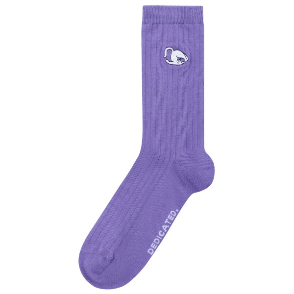 DEDICATED - Rib Socks Knivsta Plow Pose - Multifunktionssocken Gr 36-40 lila