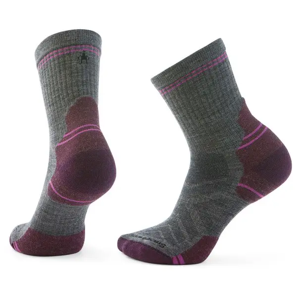 Smartwool - Women's Hike Targeted Cushion Mid Crew Socks - Wandersocken Gr 34-37 grau