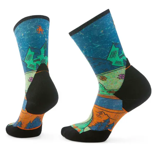 Smartwool - Women's Trail Run Targtd Cush. Mountain Crew Socks - Laufsocken Gr 34-37 bunt
