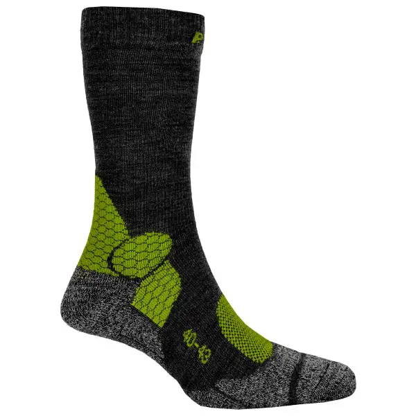 P.A.C. - 4.1 Trekking Merino Stability - Wandersocken Gr 40-43 schwarz
